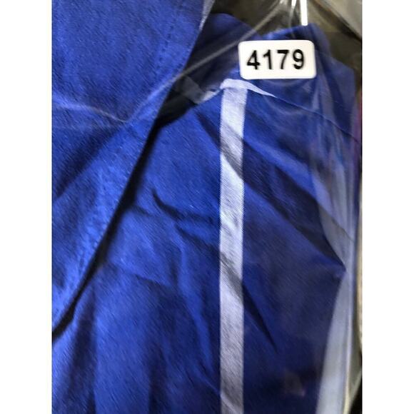 Madewell Signature Poplin Top Striped Oversized Boxy Button Up  Pure Blue NWT S - Picture 11 of 11